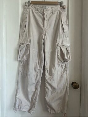 Aritzia-TNA Supply Cargo Pants in Natural